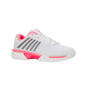 K-Swiss K-Swiss Hypercourt Express 2 Women's  Wide, WHT/NNPSTLPNK/BLK (96807-178-W), Wide