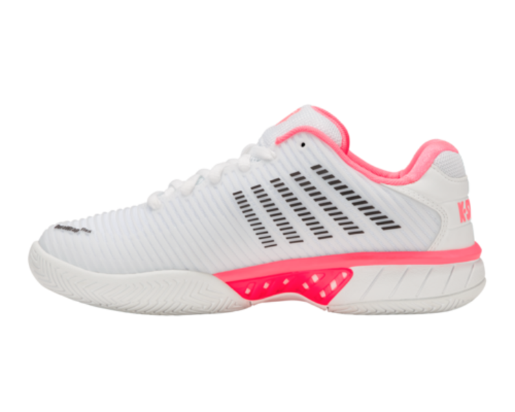 K-Swiss K-Swiss Hypercourt Express 2 Women's  Wide, WHT/NNPSTLPNK/BLK (96807-178-W), Wide