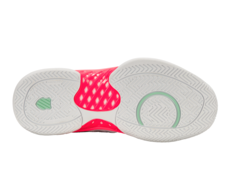 K-Swiss K-Swiss Hypercourt Express 2 Women's  Wide, WHT/NNPSTLPNK/BLK (96807-178-W), Wide