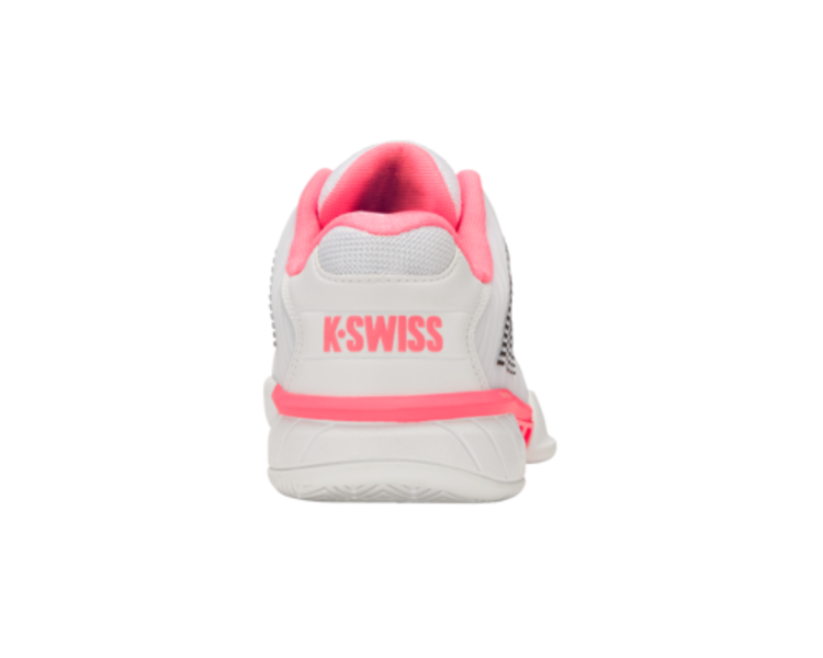 K-Swiss K-Swiss Hypercourt Express 2 Women's , WHITE/NEON PASTEL PINK/BLACK (96613-173-M)