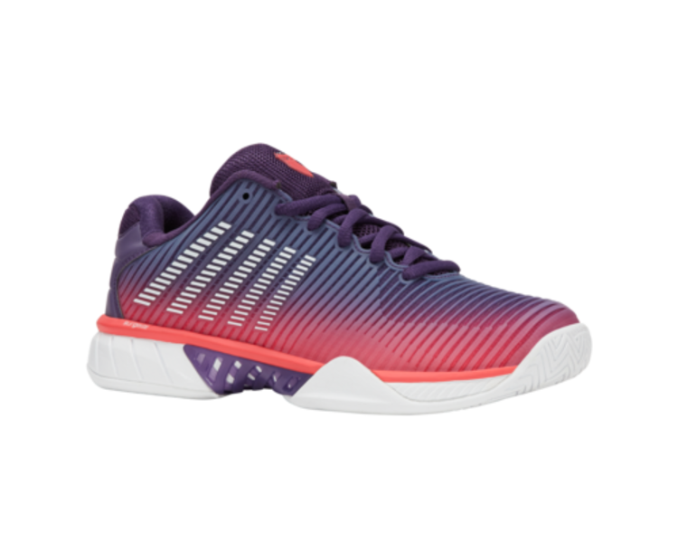 K-Swiss K-Swiss Hypercourt Express 2 Women's , PURPLE PLUMERIA/WHITE/HOT CORAL (96613-593-M)