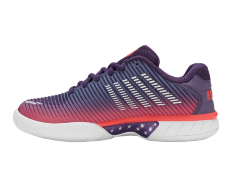 K-Swiss K-Swiss Hypercourt Express 2 Women's , PURPLE PLUMERIA/WHITE/HOT CORAL (96613-593-M)
