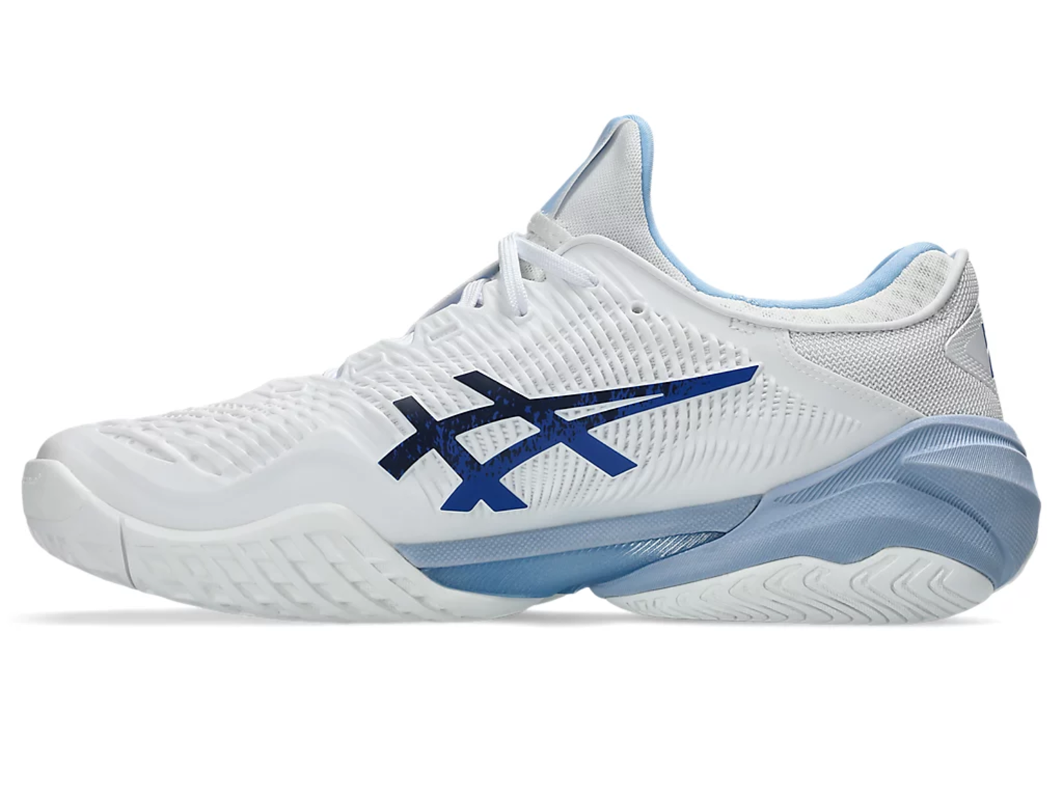 Asics Men's Court FF 3 Novak, White/Tuna Blue (1041A522-967