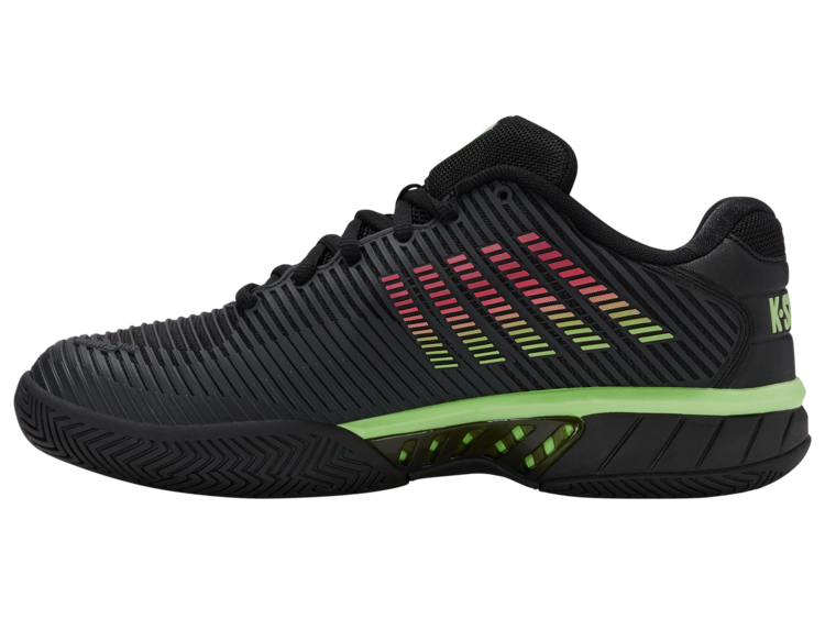 K-Swiss K-Swiss Hypercourt Express 2 Men's , Black/Soft Neon Green/Neon Lava (06613-011-M)