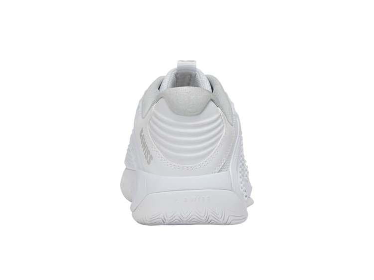 K-Swiss K-Swiss Hypercourt Express 3 Women's Wide 2E, White/Dawn Blue/Silver (94606-162-W)