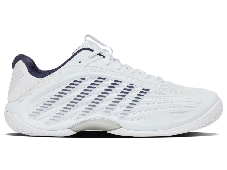 K-Swiss K-Swiss Hypercourt Express 3 Men's Wide 2E,  White/Peacoat/Silver (04605-161-W)