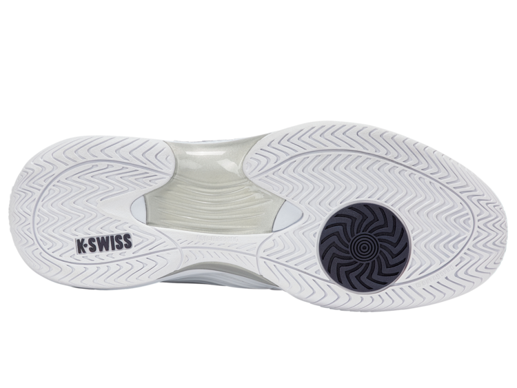 K-Swiss K-Swiss Hypercourt Express 3 Men's Wide 2E,  White/Peacoat/Silver (04605-161-W)