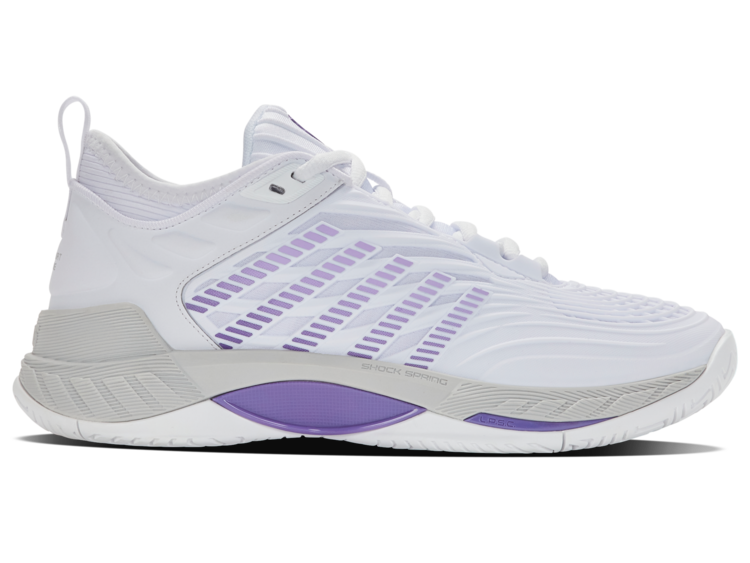 K-Swiss K-Swiss Hypercourt Supreme 2 Women's, White/Lunar Rock/Purple Haze (99071-160-M)