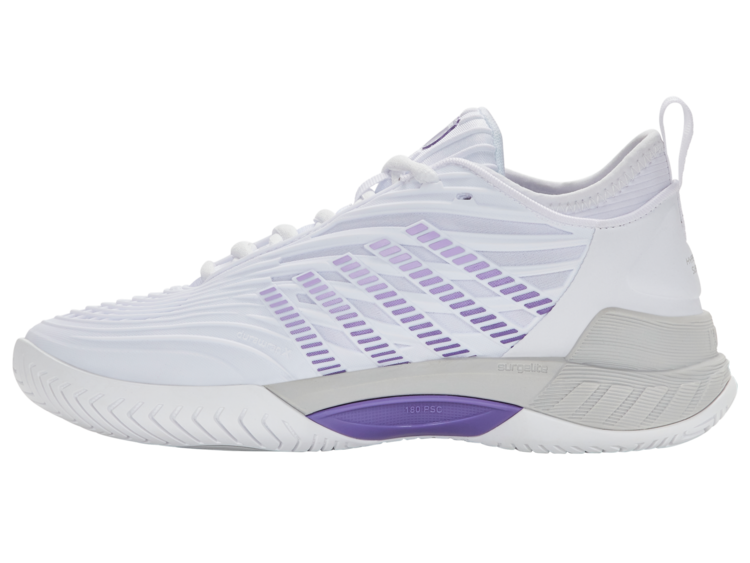 K-Swiss K-Swiss Hypercourt Supreme 2 Women's, White/Lunar Rock/Purple Haze (99071-160-M)