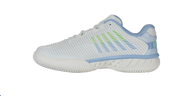 K-Swiss K-Swiss Hypercourt Express 2 Clay Women's, White/Blue/Green (96614-126-M)