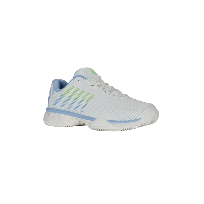 K-Swiss Hypercourt Express 2 Clay Women's, White/Blue/Green (96614