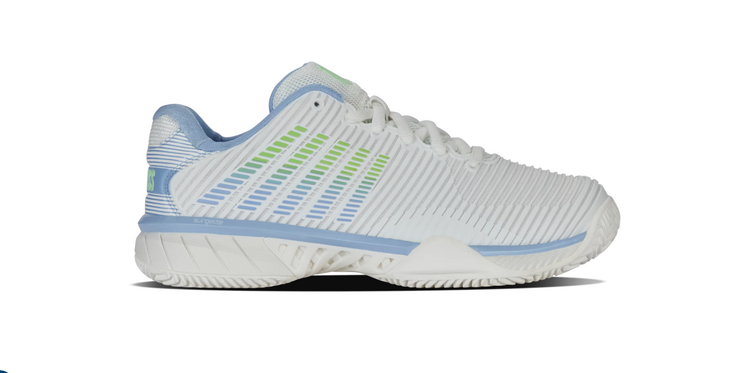 K-Swiss K-Swiss Hypercourt Express 2 Clay Women's, White/Blue/Green (96614-126-M)