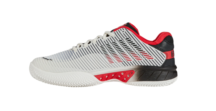 K-Swiss Hypercourt Express 2 HB Clay Men's, White/Red (06614-104-M)