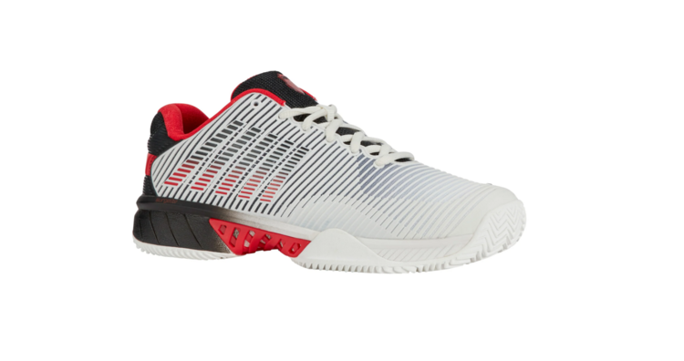 K-Swiss Hypercourt Express 2 HB Clay Men's, White/Red (06614-104-M)