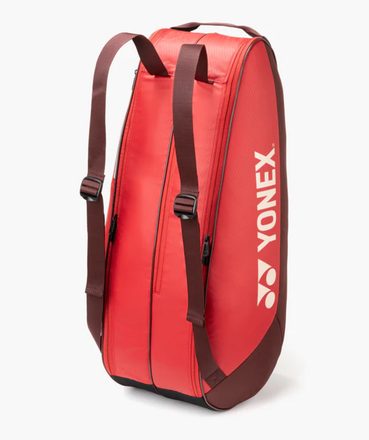 Yonex Yonex Team Racquet Bag 6-Pack, Ruby Red