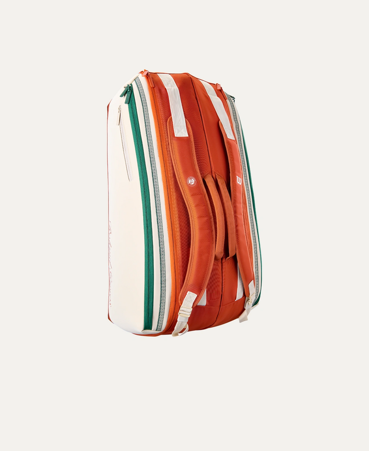 Wilson Wilson Roland Garros 9PK Tennis Bag, Cream (not eligible for free shipping)