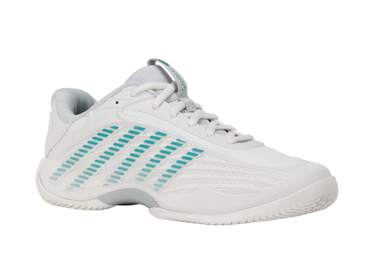 K-Swiss K-Swiss Hypercourt Express 3 Women's Wide 2E, White/Baltic (94606-110-W)