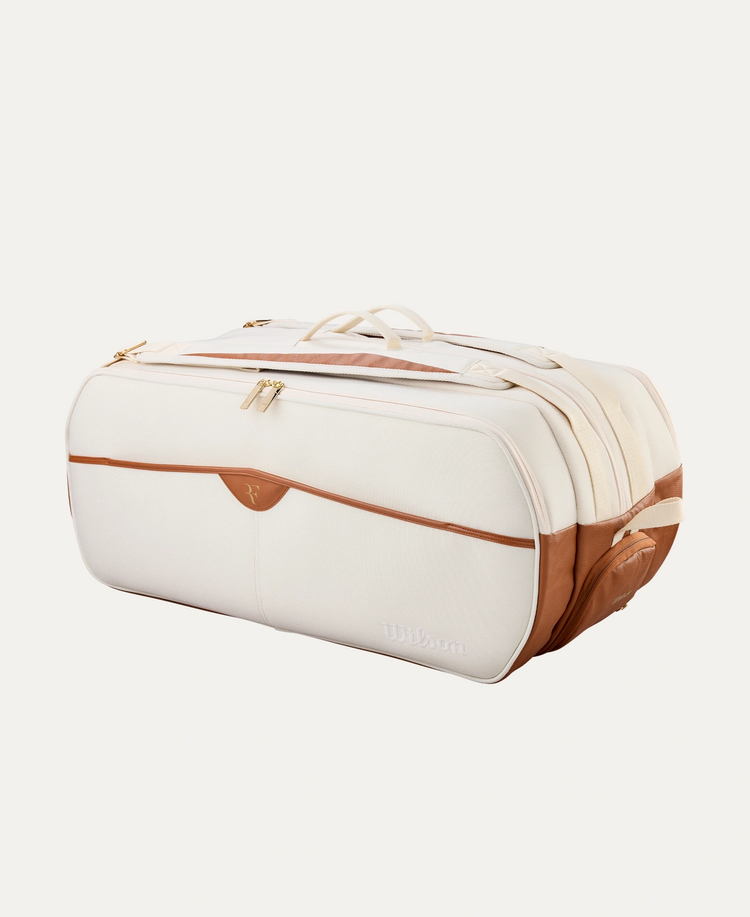 Wilson RF Lawn Collection Tournament  15 Pack Racket Bag, Cream (not eligible for free shipping)