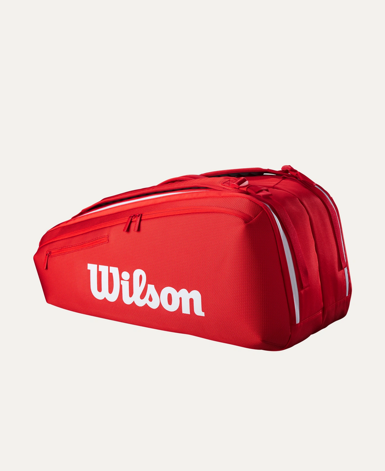 Wilson Wilson Super Tour 9PK Tennis Bag, Red (not eligible for free shipping)