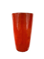 Tall Cone Pot Chili Red