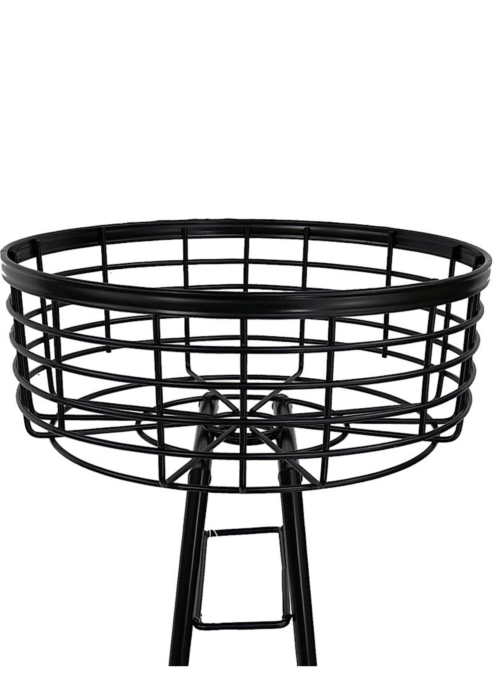 Wire Basket Plant Stand 24 Inch