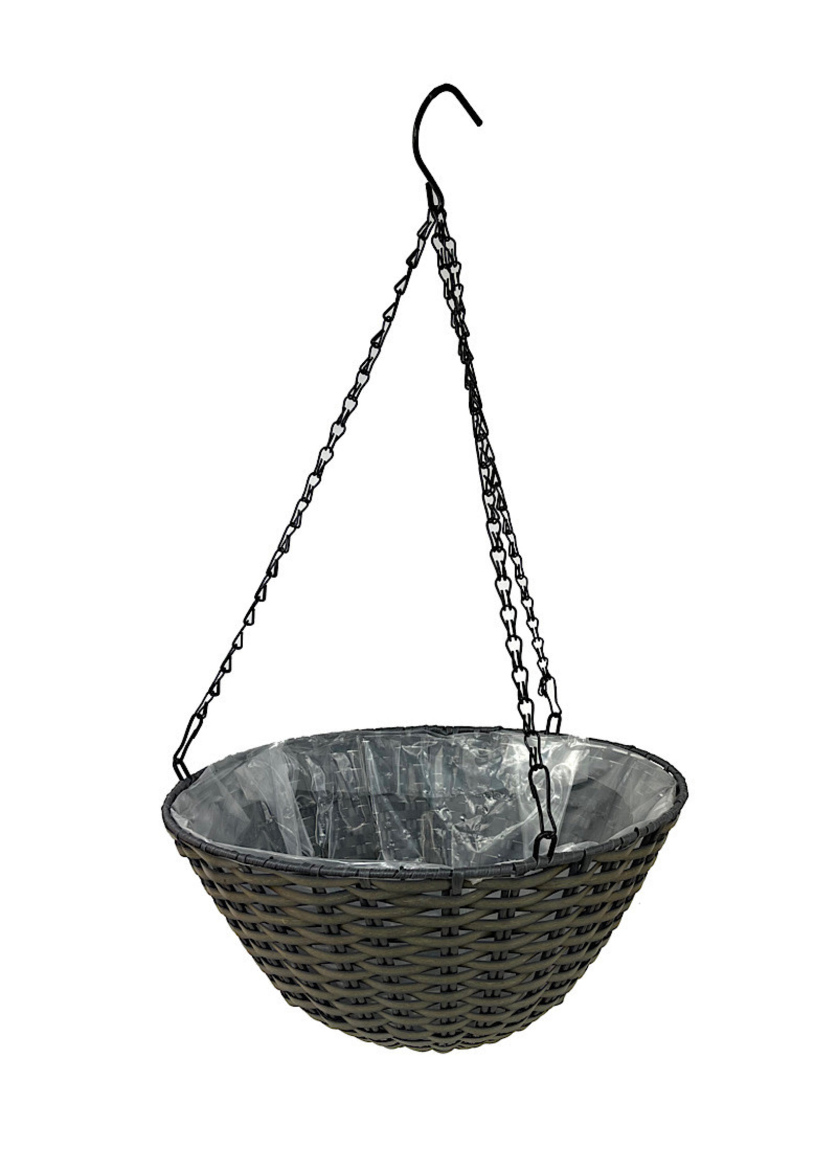 Resin Woven Hanging Basket