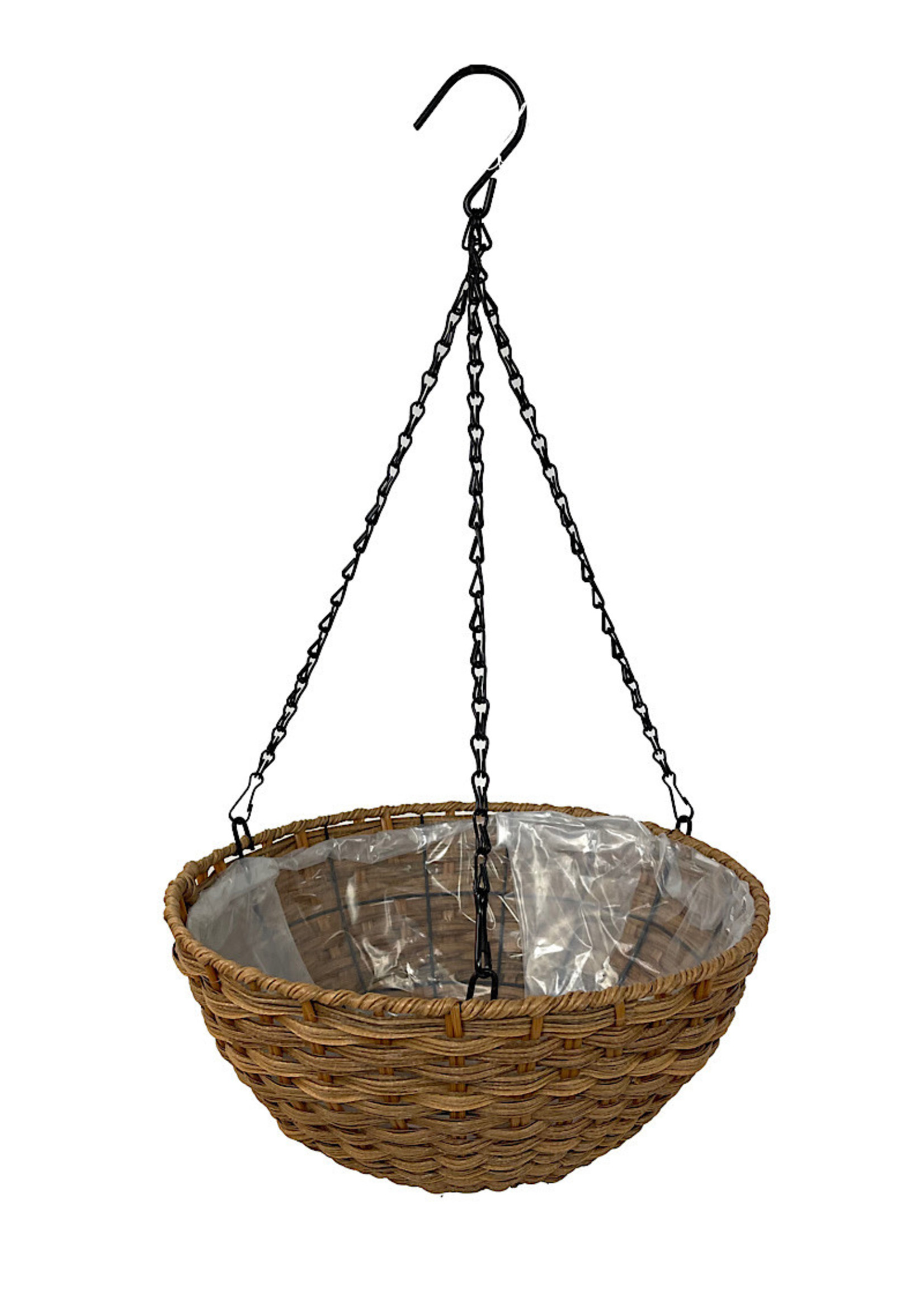 Resin Woven Hanging Basket