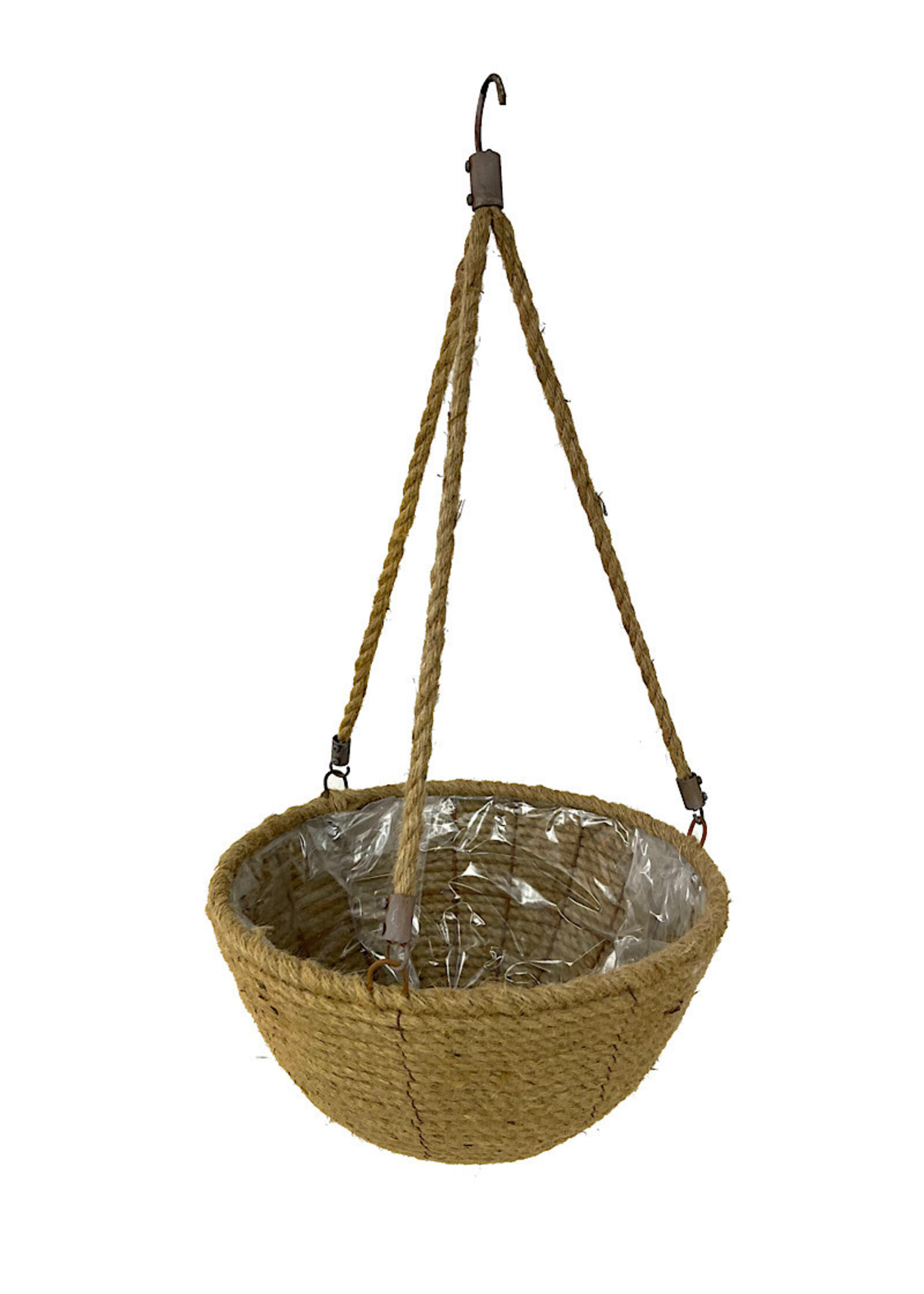 Nautical Rope Hanging Basket 12 Inch