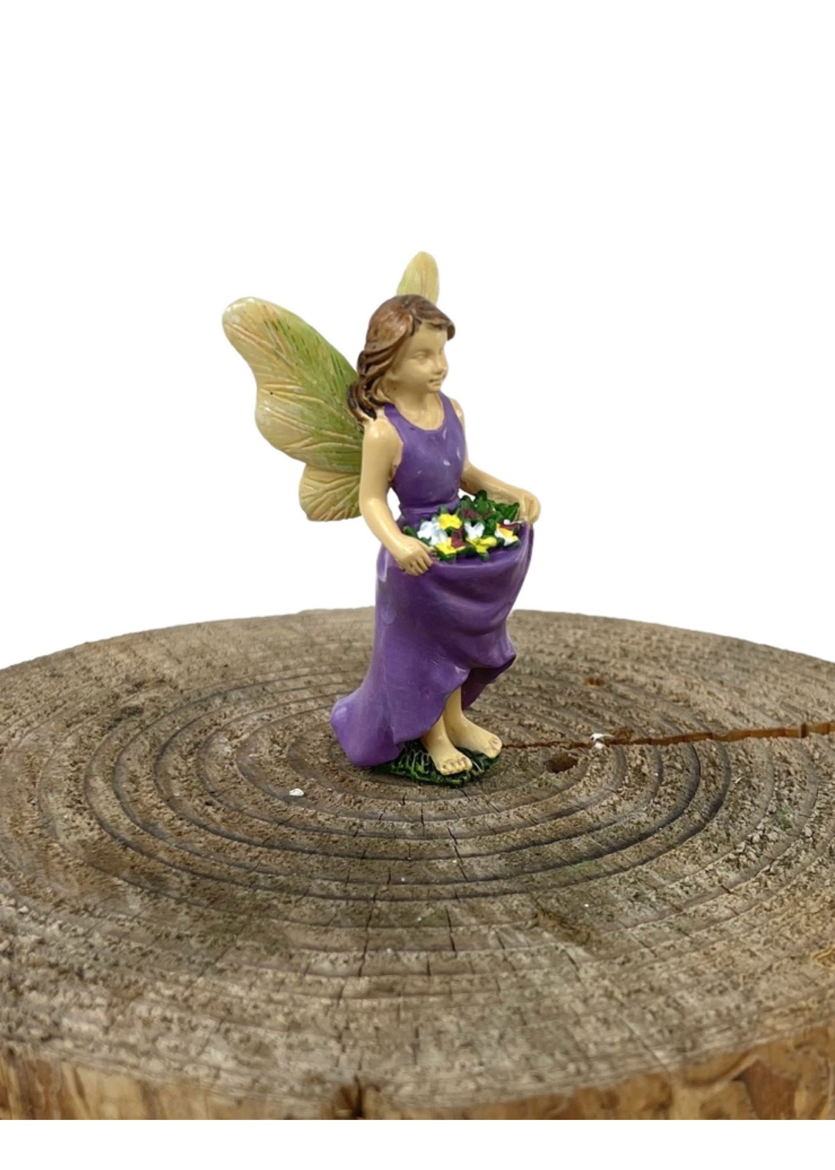 Fairy with Skirt Full of Flowers