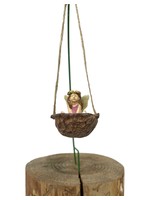 Fairy Swinging in Walnut with Hook