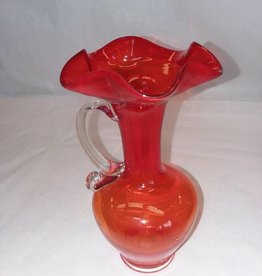 Amberina Vase, 6.25", E.1900's