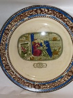 Oliver Twist Plate, 10.5", c.1900