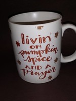 Livin on Pumpkin Spice Coffee Mug