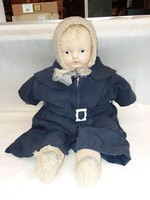 Antique Doll with NDC Mark, 21", c.1940's
