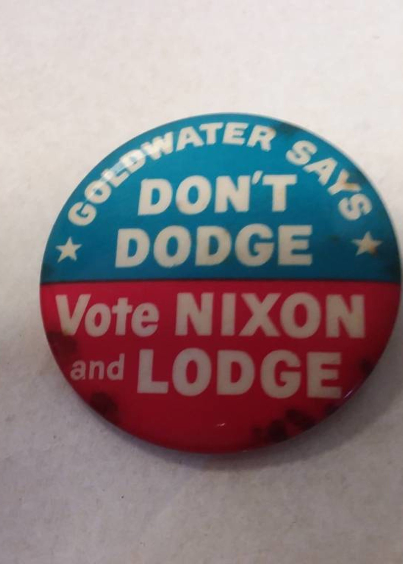 Vote Republican Pin Back Campaign Button 1960's GOP Political  7/8" Presidential 