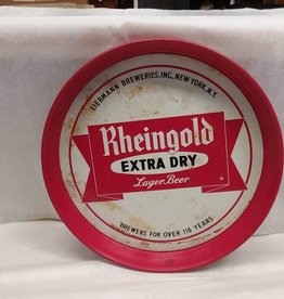 Rheingold Extra Dry Lager Beer Tray, 116 Years, 12" x 1.25", c.1960's