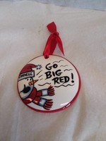 Cornell Go Big Red Ornament