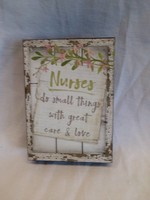 Nurses window box sign, 5"x7"x1.5"