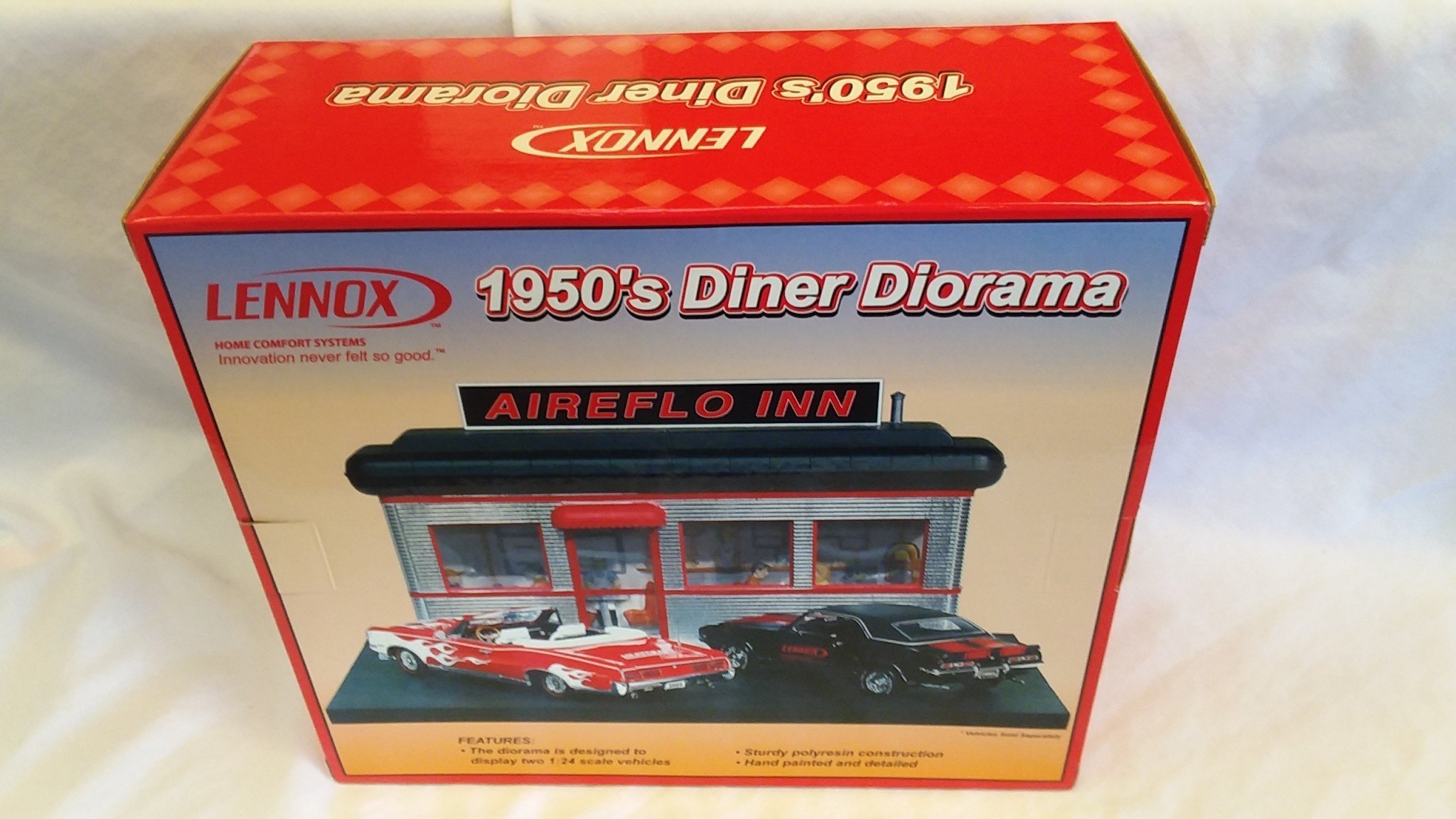 Lennox 1950's Diner Diorama,1:24 Scale, 2005 - The Second Knob Gifts