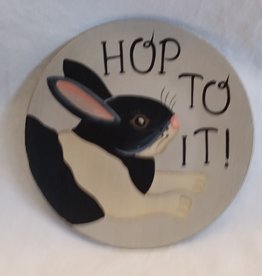 Hop To It Decorative Plate, 8"