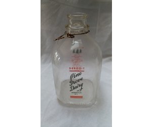 Skaneateles NY Details about   Vintage 1Qt Pine Grove Dairy Milk Bottles 