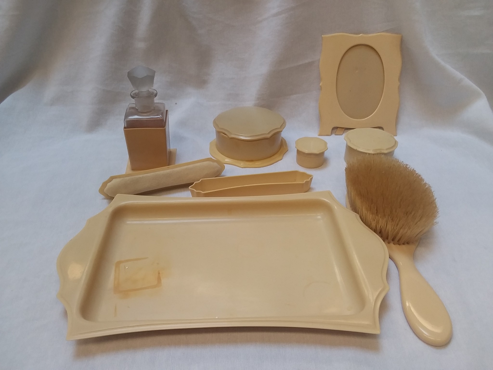 Celluloid Vanity Dresser Set 8 Pieces C Early 1900 S The
