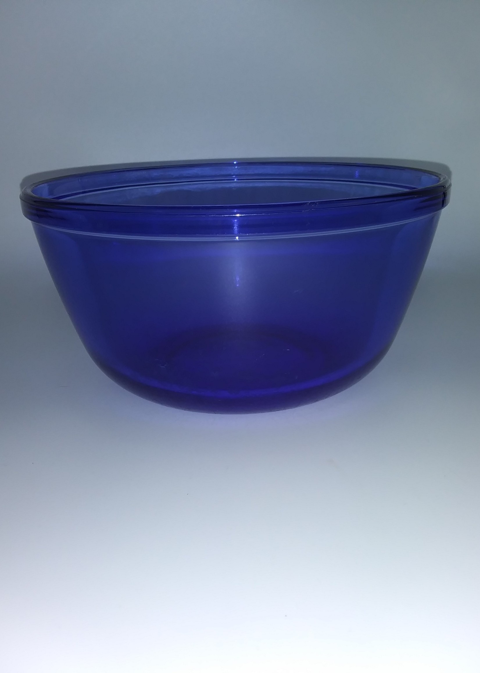 Cobalt Blue Glass Anchor Ovenware 2 5qt Mixing Bowl The Second Knob Gifts Antiques