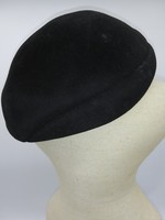 Vintage Genuine Velour Black Hat '50's