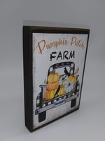 Pumpkin Patch Farm Shelf Sitter 4x6"