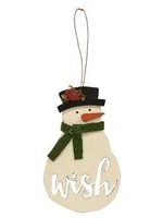 Snowman Wish Ornament