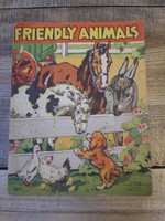 Friendly Animals (linen finish book) 1941