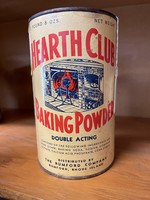 Vintage Hearth Club Tin