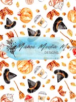 Mama Media Magic Designs Watercolor Fall/Halloween  Mama Media Magic Seamless Design