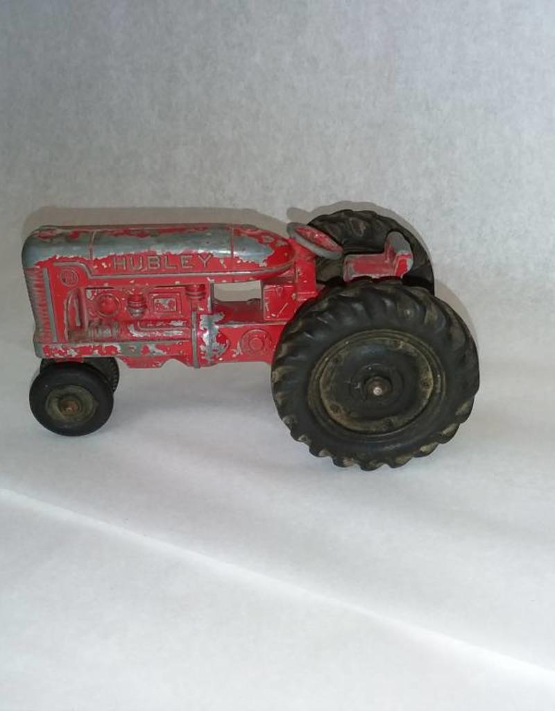 red toy tractor